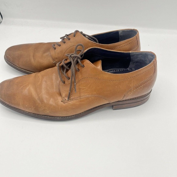 Cole Haan Johnson Oxford Grand 360 Plain Toe Dress Shoes Tan‎ Mens 11.5 M main image 4